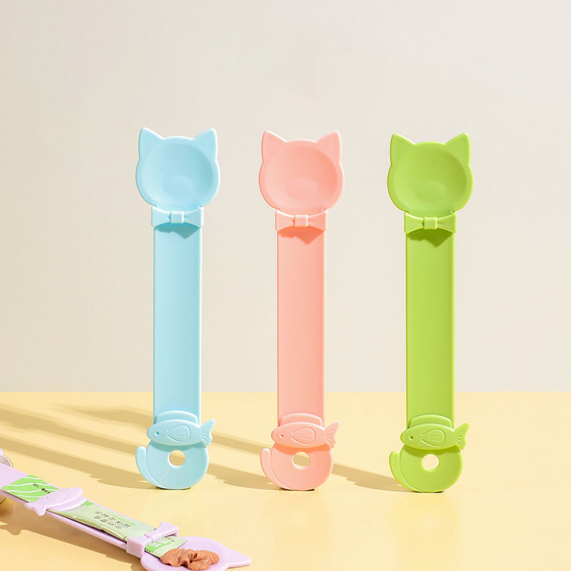 Pet Supplies Is Food - Cat Food Squeeze Spoon Pet Feeding