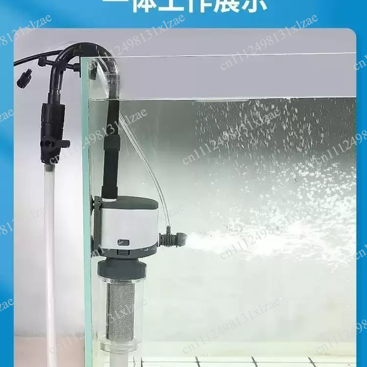 Fish Tank Filter Pump - 220-240V 3-in-1 Aquarium Filter Pump -