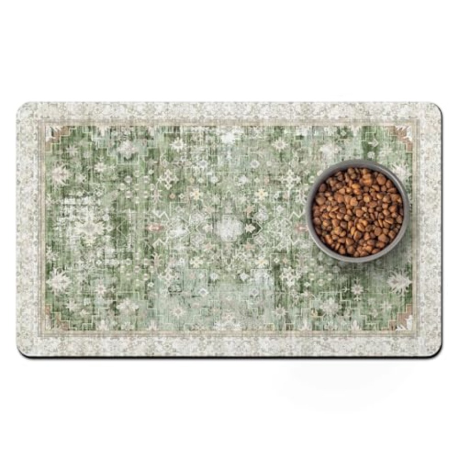 Pet Supplies Is Food - Pet Food Mats for Floor, Absorbent