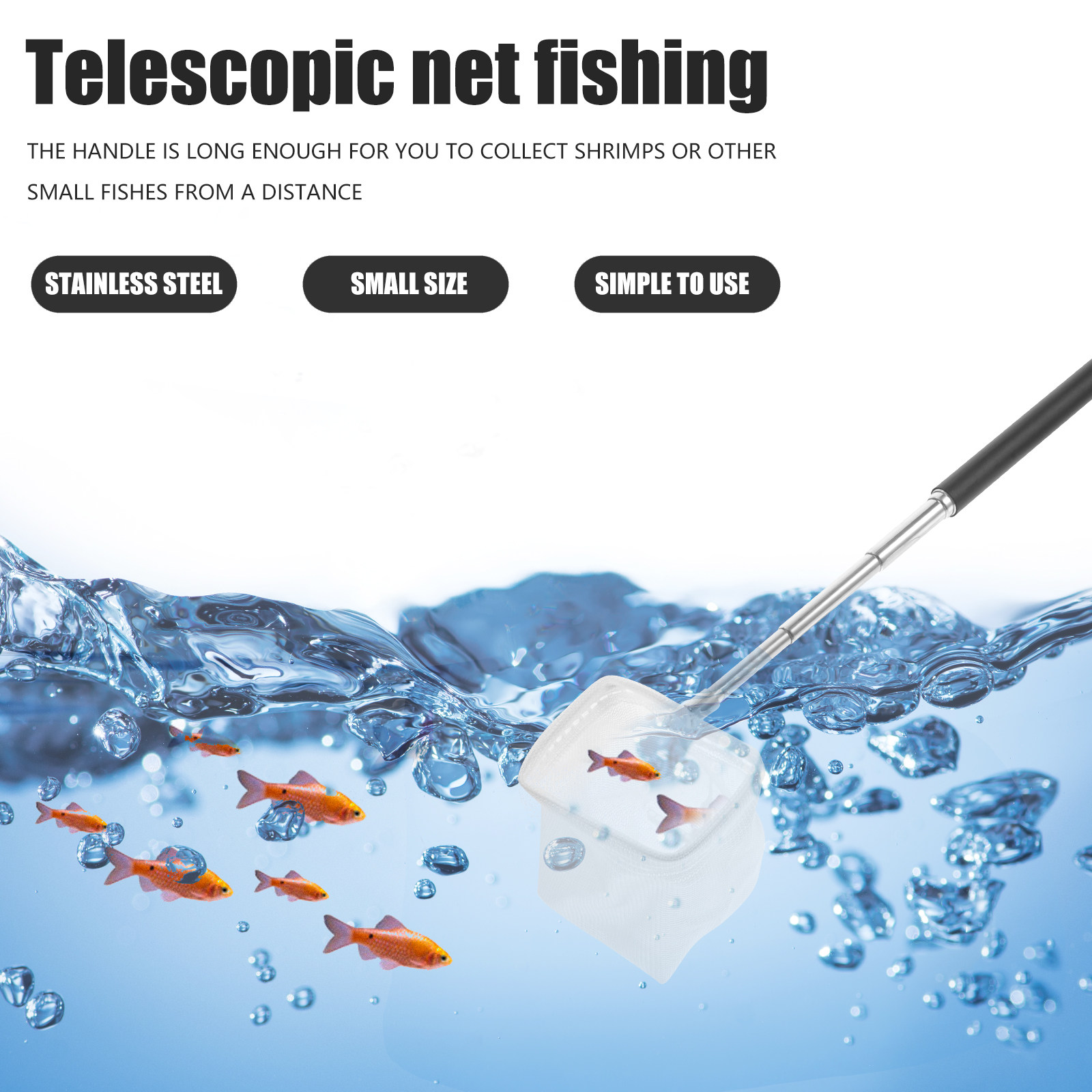 Durable Extendable Shrimp Net  - Aquarium Fish Tank review and price