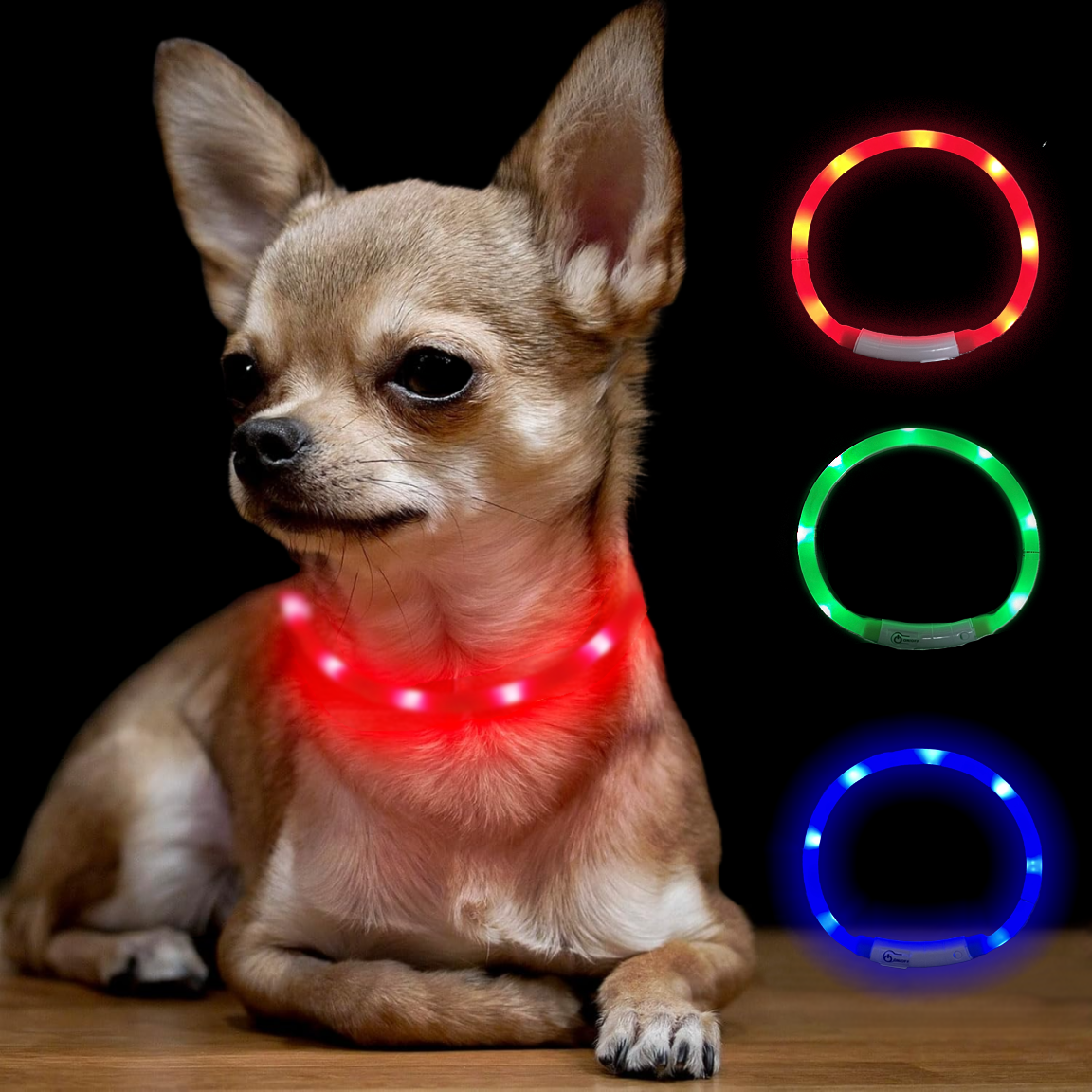Silicone LED Dog Collar,USB Re - Dog Muzzle Silicone review and price