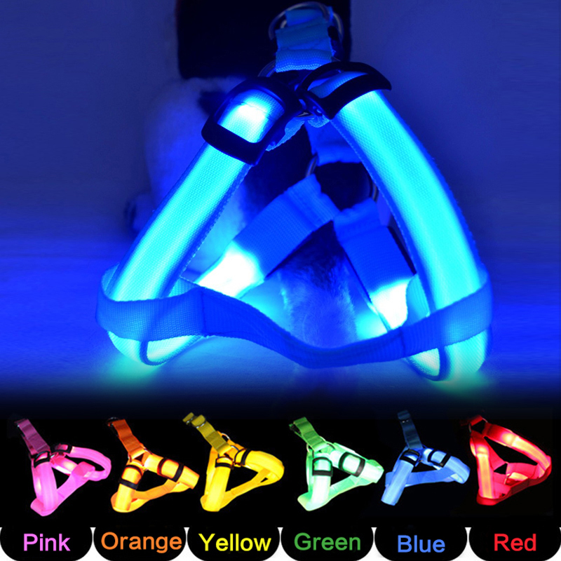 Adjustable LED Dog Harness No  - No Pull Dog Harness review and price