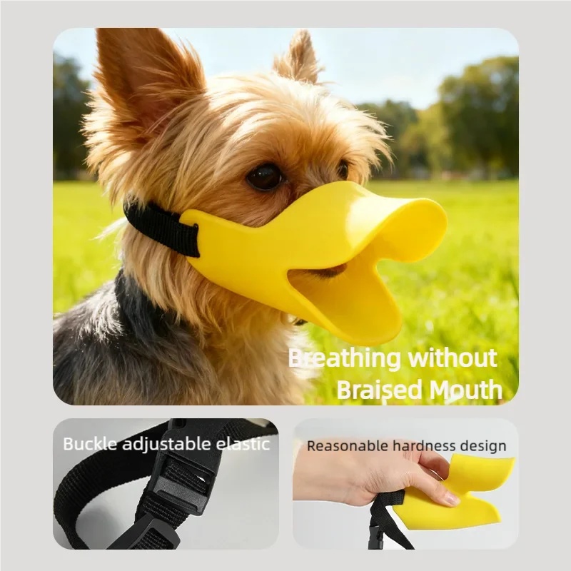 Dog Silicone Duck Muzzle Adjus - Dog Muzzle Silicone review and price