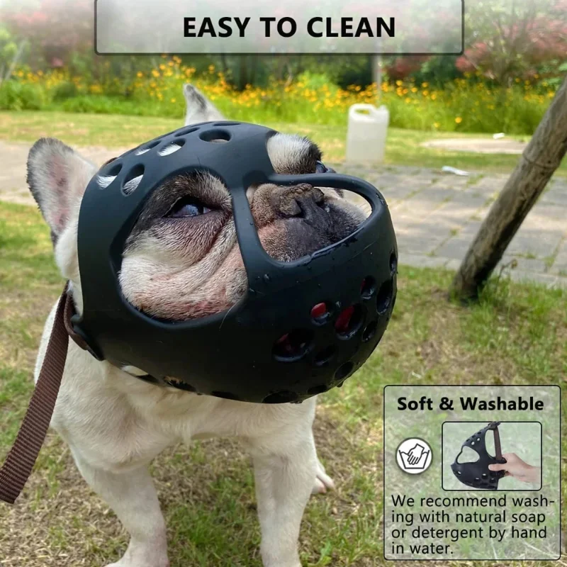 Dog Muzzle For Short Snout Dog - Dog Muzzle Silicone review and price