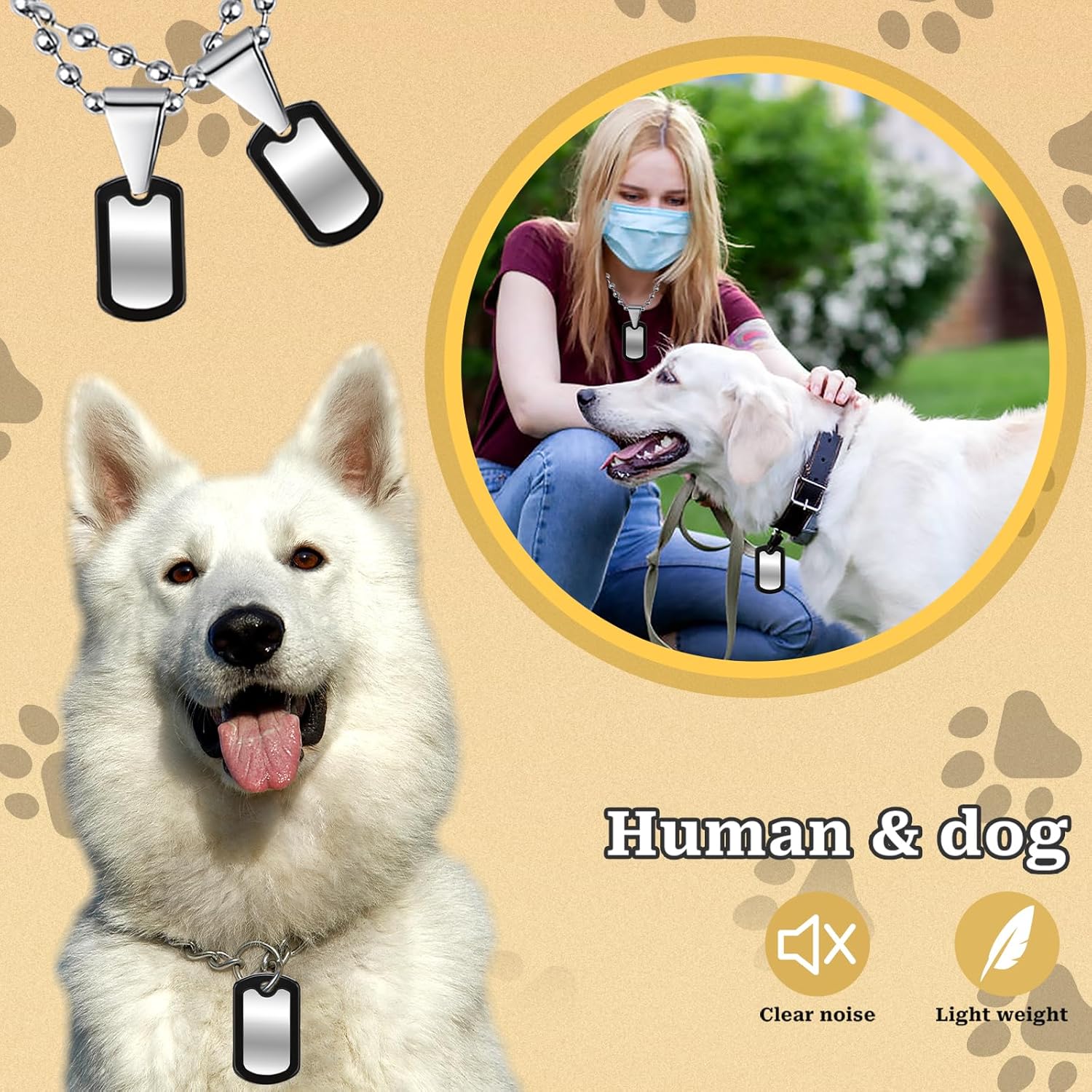 10-20Pcs Dog Tag Silicone Sile - Dog Muzzle Silicone review and price