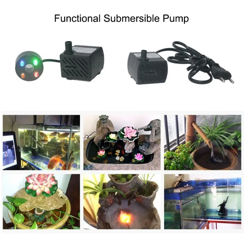220~240V Ultra-Quiet Submersib - Fish Tank Filter Pump review and price