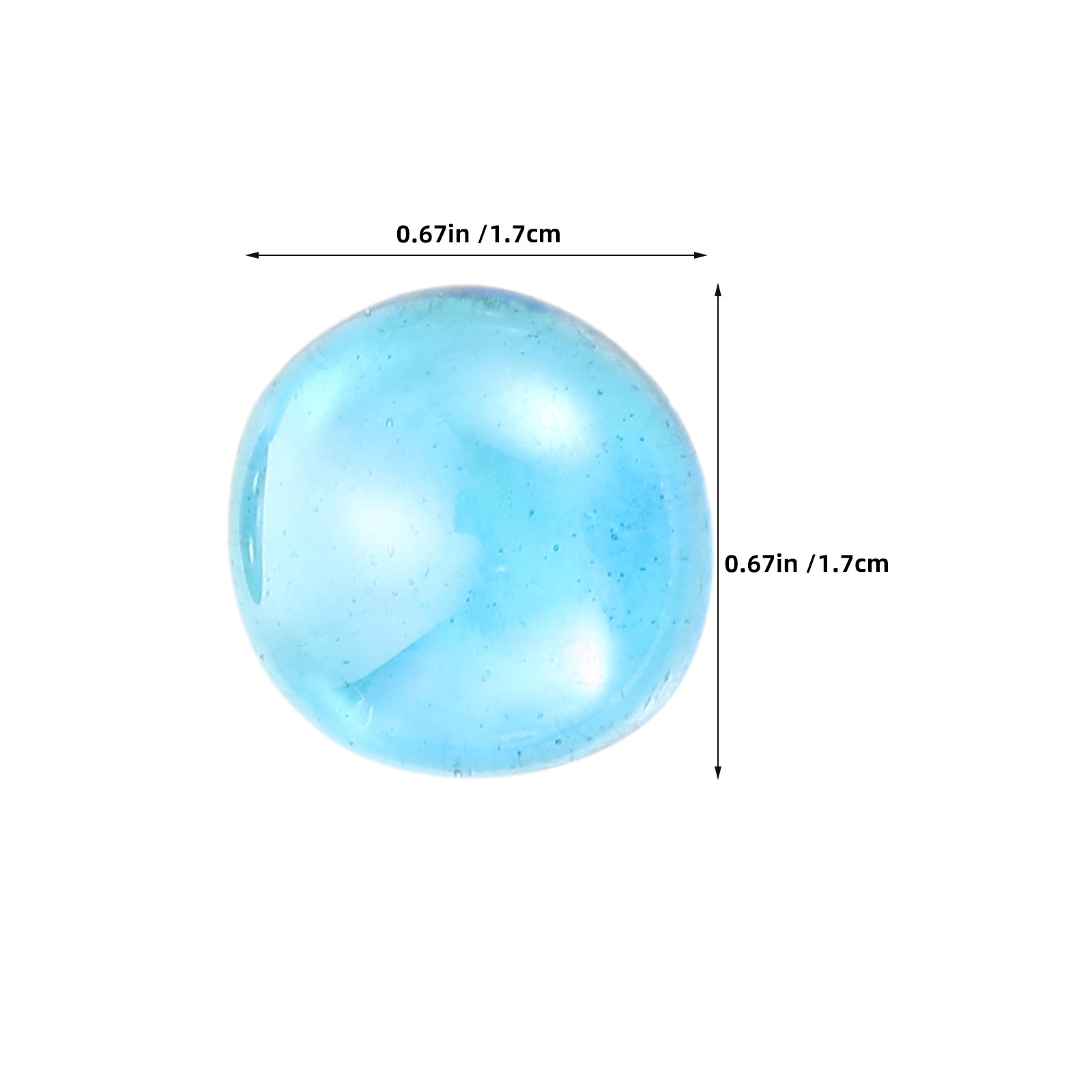 1 Bag Glass Flat Marbles Clear - Aquarium Fish Tank review and price