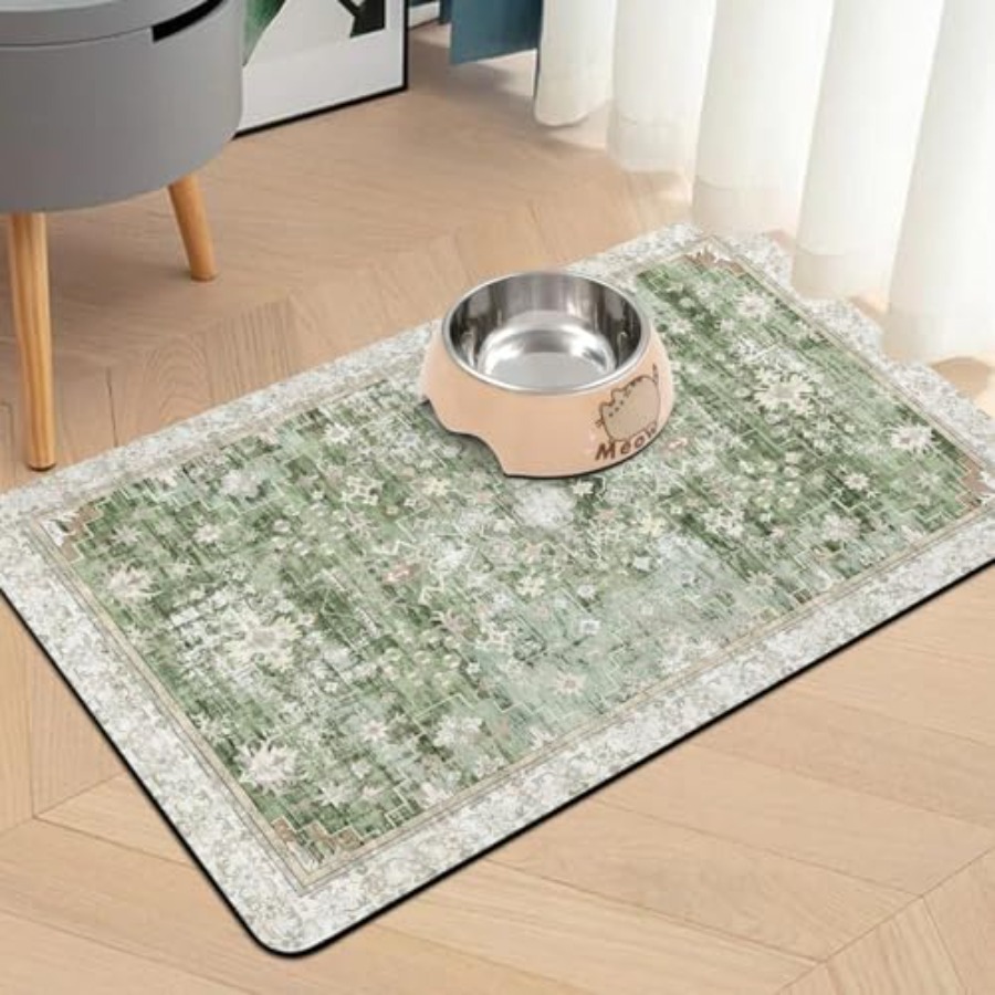 Pet Food Mats for Floor, Absor - Pet Supplies Is Food review and price