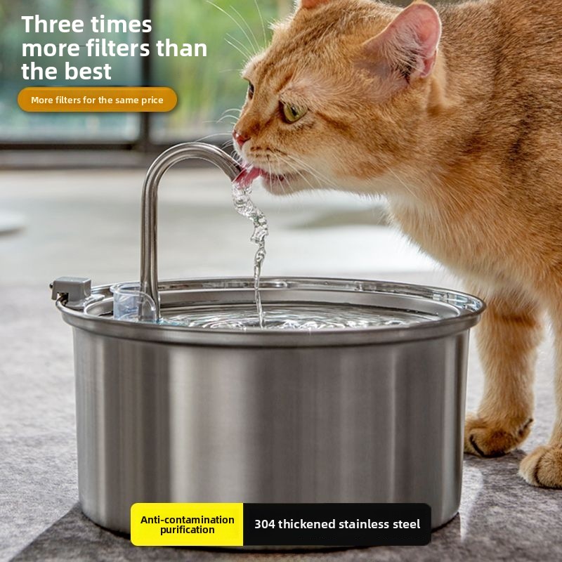 Thiened Stainl Steel  Drinking - Pet Water Fountain review and price