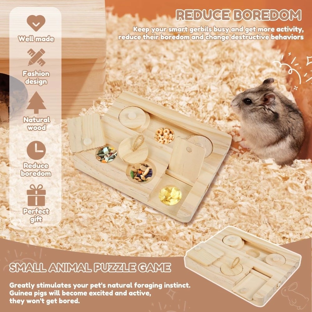 New Wooden Hamsters Foraging T - Pet Supplies Is Food review and price