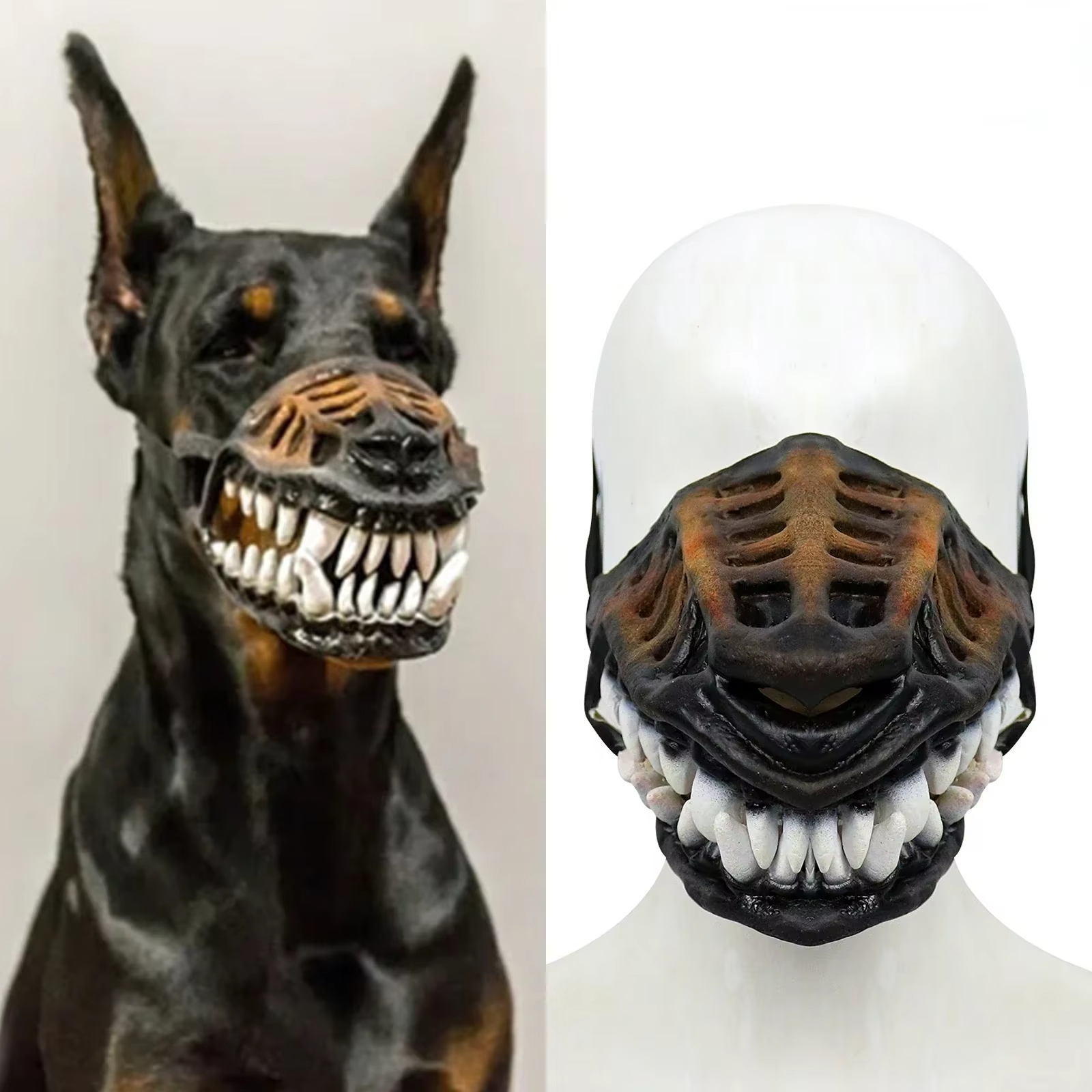 Dog Mouth Mask Padded Latex Ru - Dog Muzzle Silicone review and price