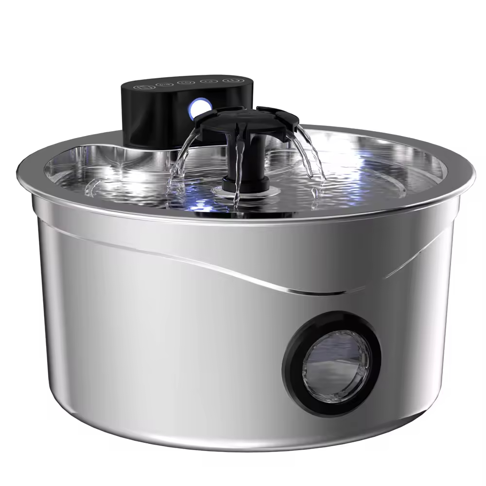 STLF2.6L Stainless Steel Pet W - Pet Water Fountain review and price