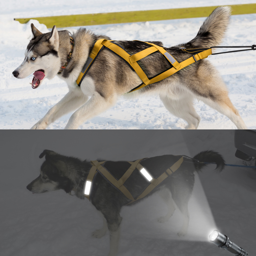 Waterproof Dog Sled Pulling Ha - No Pull Dog Harness review and price