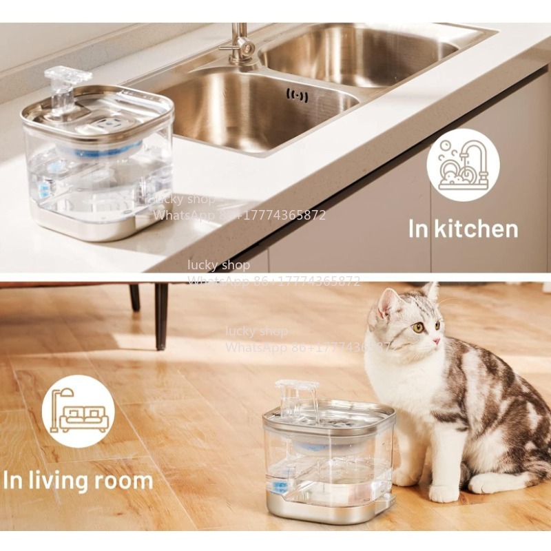 New Cat Fountain Water Dispens - Pet Water Fountain review and price