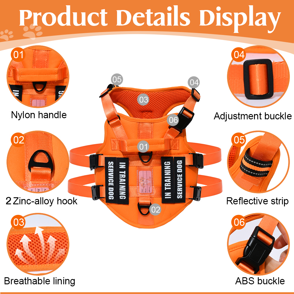 Service Dog Vest No Pull Dog H - No Pull Dog Harness review and price