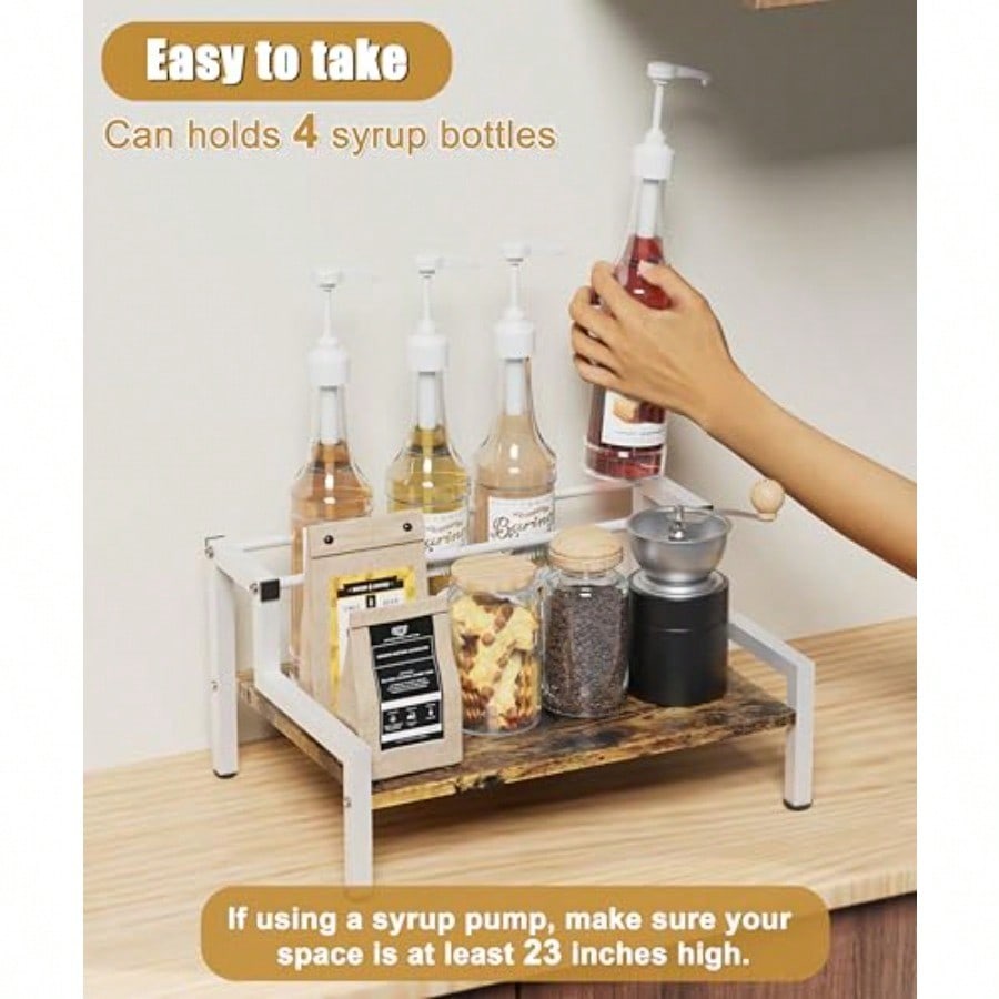 Coffee Syrup Rack Organizer Fo - Pet Supplies Pet Shop review and price