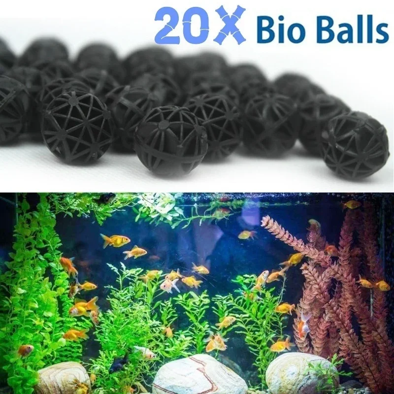 20Pcs 16mm Aquarium Filter Bio - Fish Tank Filter Pump review and price