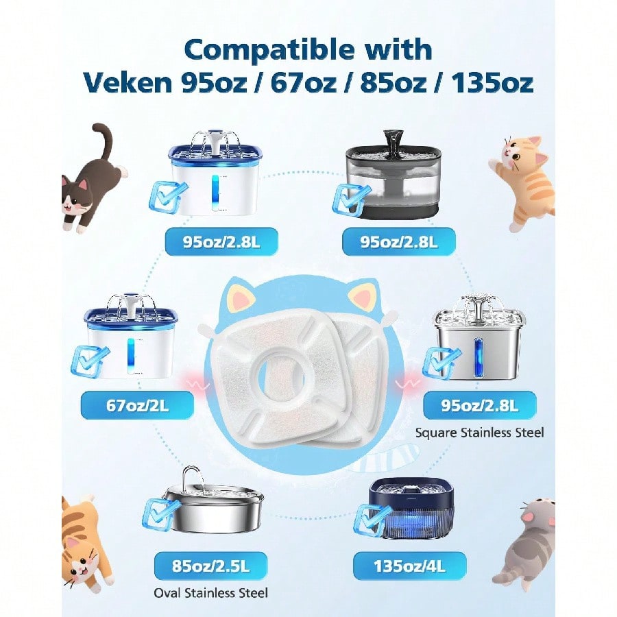 Cat Water Fountain Filters For - Pet Water Fountain review and price
