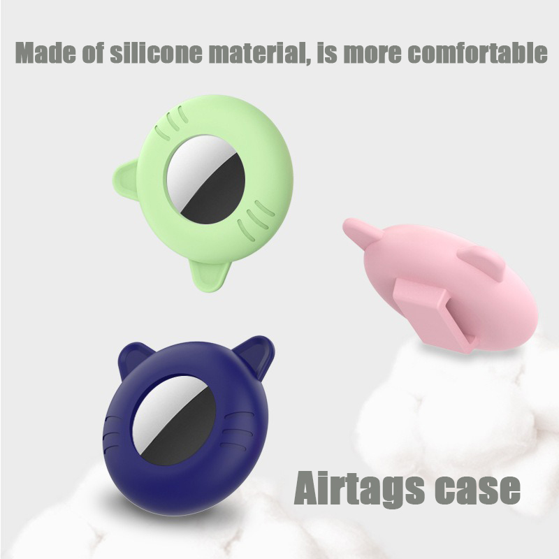 For Airtag Case Cat Collar Hol - Dog Muzzle Silicone review and price