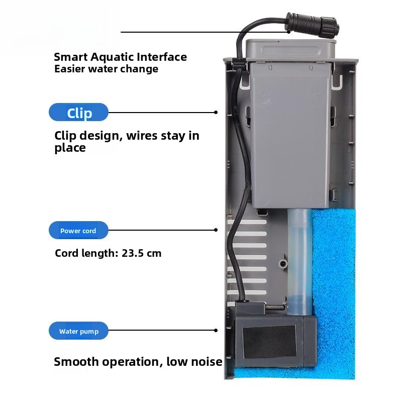 Smart Filter Material for  Fis - Fish Tank Filter Pump review and price